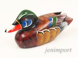 DUCK FROM EXOTIC WOOD 12 CM ( IT.NO: 2487 ) 