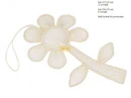 ABACA FLOWER WHITE 53 cm