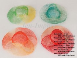 HAT IN THE RAINBOW-HUED 4 COLOUR 25 CM -6PC/PACK 