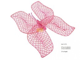 BUTTERFLY ABACA PINK 25 CM