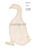 ABACA GOOSE 25 CM FOR HANGING IN WINDOW