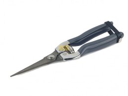 Garden scissor 20,5 cm grey handle- TITANIUM COATED GREY blade stainless.