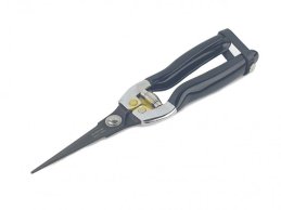 Garden scissor 20,5 cm black handle-TITANIUM COATED BLACK blade stainless.