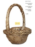 GOLDEN BASKET ( 8 ) COCO PALM 16 CM D