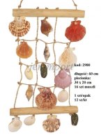 SHELL CURTAIN 16 PC - 40 CM 