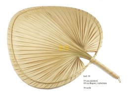 WACHLARZ Z LIŚCI PALMY 55 x 68 cm z uchwytem