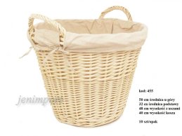 WILLOW BASKET BLEACH 50 CM -D