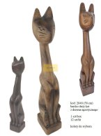 THE CAT FROM ACACIA WOOD 58 CM