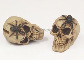 SKULL MONEY BANK / SCORPION 10,5 CM 