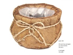 PLANTER  JAR COCO PALM D 32 cm -AVVAILABLE JULY 2019 