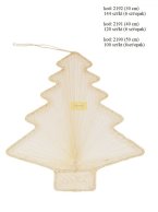 CHRISTMAS ABACA  TREE 50 CM