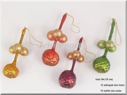 BALL FASCINE 15 CM 4 COLORS 12 PC/PB 