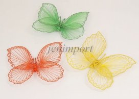 ABACA BUTTERFLY 3 COLORS 30 CM 