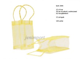 BAG YELLOW 8 CM X 12 CM 