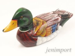 DUCK FROM EXOTIC WOOD 12 CM 