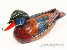 DUCK FROM EXOTIC WOOD 30 cm