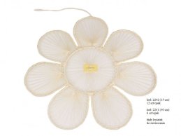 ABACA FLOWER WHITE 29 CM