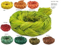 RAFIA kolorowa gruby warkocz 250g idealna dla florystów (kolory do wyboru)