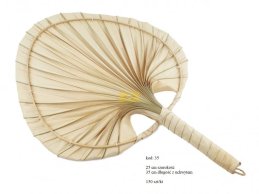 PALM LEAF FAN 25 x 35 cm with handle