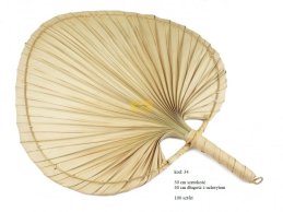 PALM LEAF FAN 30 cm x 40 cm with handle