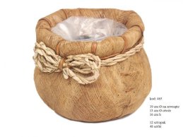 COCOPALM  JAR-PLANTER  19/13  CM 