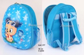 BLUE BACKPACK  ABS SHANMAO 36 CM, 0,63 kg 