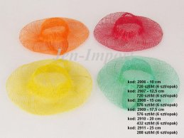 HAT COLOR 12,5 CM - 4 COLORS -6PC/PACK