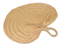 PALM LEAF FAN NATURAL 18-20  CM 