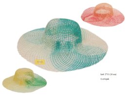 HAT IN THE RAINBOW  COLORS 4 COLOUR10 CM-6PC/PACK