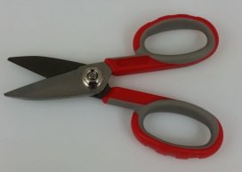 SCISSORS BLACK BLADE TITANIUM HARD STEEL+C.TITANIUM 14 CM