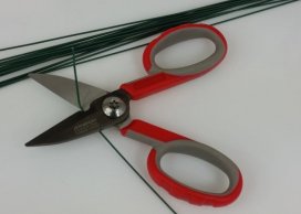 SCISSORS BLACK BLADE TITANIUM HARD STEEL+C.TITANIUM 14 CM