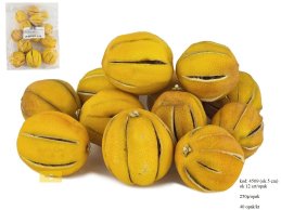 POMARAŃCZE SUSZONE CAŁE ok 5 cm 250 g/opak (ok 12 sztuk)) kolor jasno-pomarańczowy / aksamitny wygląd
