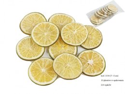 ORANGE SLICES EXTRA 5-6 cm GREEN COLOR 10 PC/PB