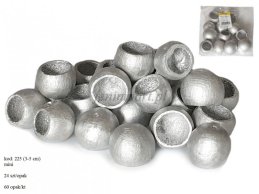 BEL CUP MEDIUM SILVER COLOR 3-5 CM 24 PC/PB