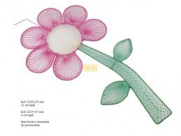 ABACA FLOWER  FANCY 53 CM 