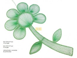 ABACA FLOWER GREEN 53CM 