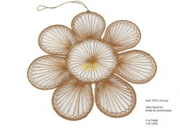 ABACA FLOWER GOLD  COLOR 29 CM 