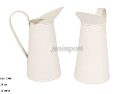 ZINC JAR WHITE COLOR 28 CM 