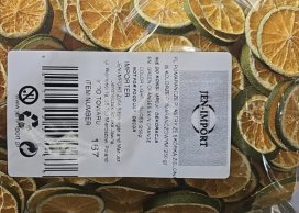 SUSZONE PLASTRY 3-5 cm EXTRA POMARAŃCZE Z ZIELONĄ SKÓRKĄ 250g /opak -około 110 sztuk