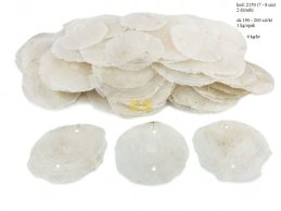  CAPIZ SHELLS W/ 2 HOLES 7-8 CM CM-D-  1 KG/PB