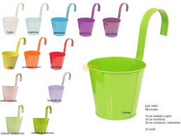 Doniczka osłonka balkonowa do powieszenia 16 cm średnicy kolory do wyboru