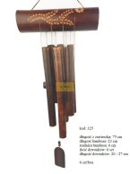 BAMBOO WIND CHIMES BAMBOO HAOUSE DECOR 75 CM. Weight 500 grams.