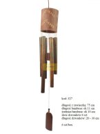 BAMBOO WIND CHIMES BAMBOO HAOUSE DECOR 75 CM. Weight 330 grams.