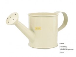 WATERING CAN 8 CM D ZINC CREAM COLOR NO DESIGN