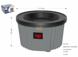 GLUE POT 100W WITH SWITCH ON/OFF 6 PC/BOX X 4 BOX= 24 pc in 1 carton.