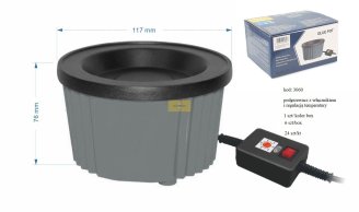 GLUE POT 100W WITH SWITCH ON/OFF + ADJUST TEMPERATURE 6 PC/BOX x 4 BOX= 24 pc in 1 carton