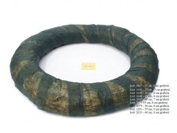 WIANEK SŁOMIANY NATURALNY PODKŁAD zielona flizelina 40 cm, 7 cm grubość