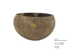 COCO SHELL NATURAL12 cm outer diameter, 11 cm hole diemeter.