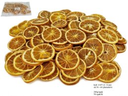 Orange, orange slices dried BLOOD ORANGE COLOR   4-6 cm D, 200 g/pb 50-60 pc.