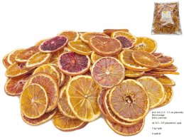 SUSZONE PLASTRY POMARAŃCZY BLOOD ORANGE 3,5 - 5,5 cm  KOLOR CZERWONY 1kg/opak 375-380  plasterków